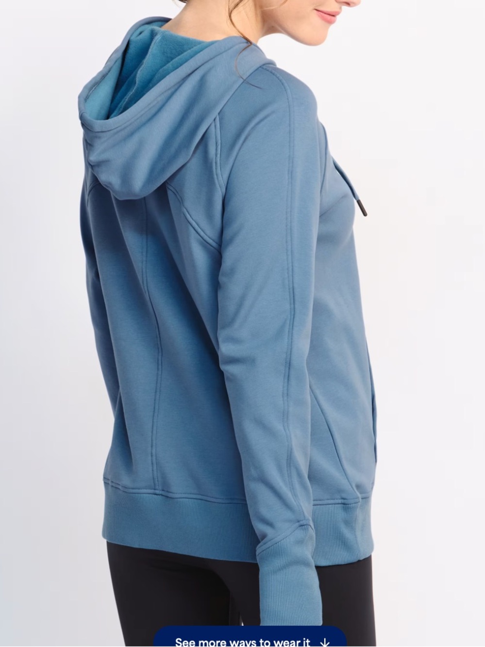 We Wander Set of Women’s Hoodies in Blue and Pink - Picture 9 of 9
